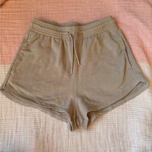 H&M cotton blend athletic sweat shorts